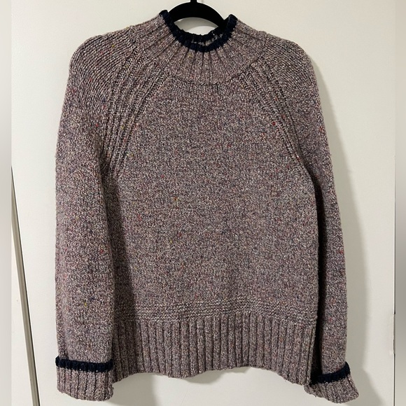 Wool mockneck sweater - Picture 1 of 2